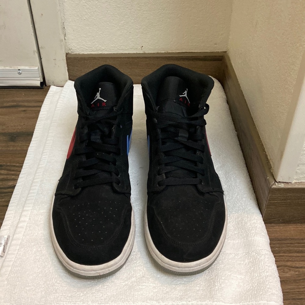 Jordan Air 1 Mid Multicolor Swoosh -size -13